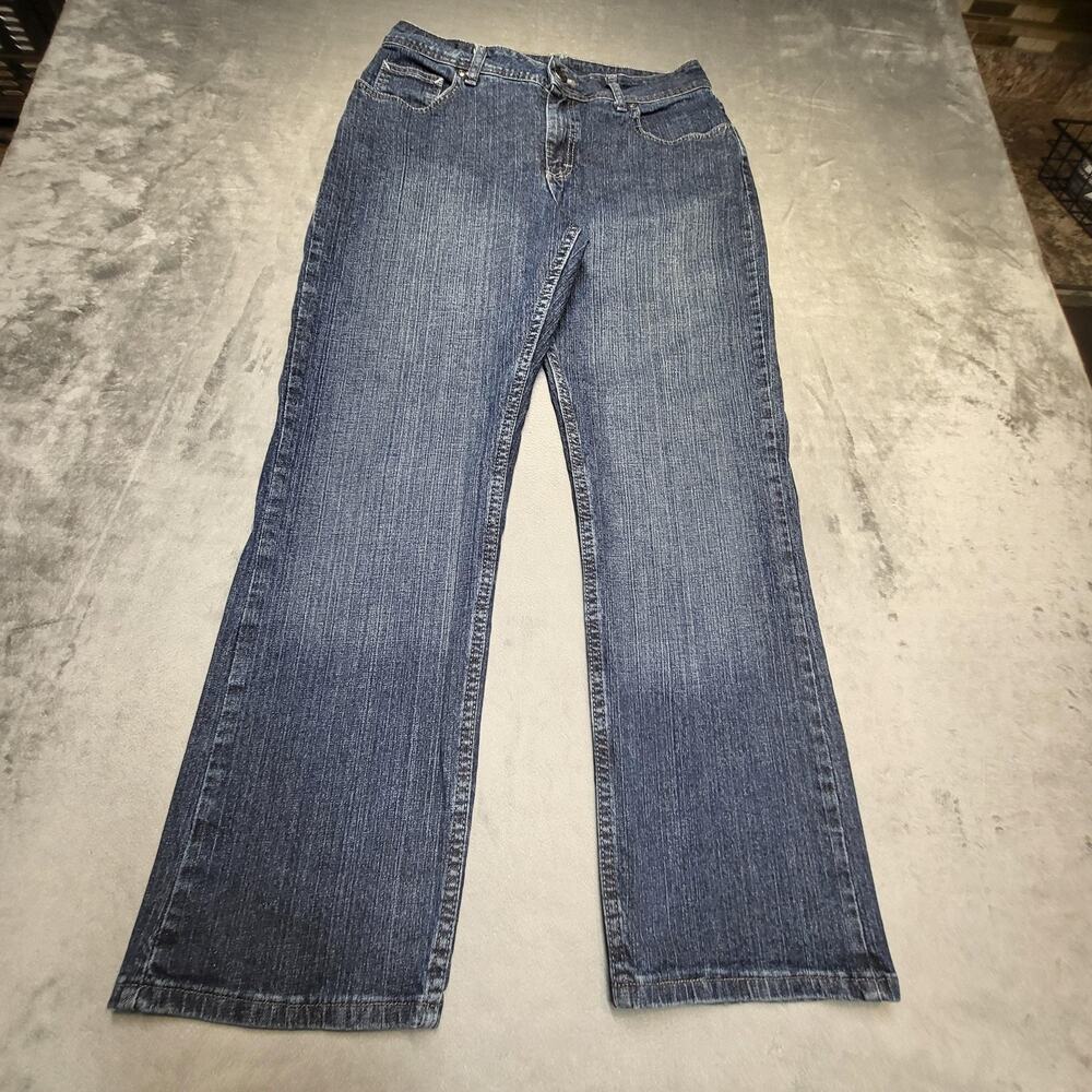 Riders By Lee Jeans Womens 12P Blue Bootcut Medium Wash Stretch 5-Pocket